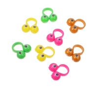 ERINGOGO 50 pièces Lot de Bagues Marionnettes à Doigt Yeux Colorés Jouets pour Garçon Fille Jeu Educatif Parent-garçon Fille Accessoires pour Fête et Théâtre Styles Aléatoires