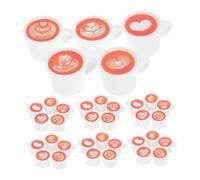 ERINGOGO 50 Pièces Mini Mugs Set Miniature Resin Tea Cups for Dollhouse Kitchen Accessories Realistic Tiny Tableware for Creative Home Decor and Educational Play