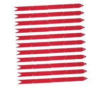 ERINGOGO 50 Pièces Nœuds à Tirer Décoratifs Rouge Vif pour et Rubans Robustes Faciles à Utiliser Ornements pour Mariage Noël et Anniversaires