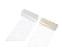 ERINGOGO 500 Paires D'autocollants Adhésifs Ronds Blancs à Points, Autocollants Autocollants en Nylon et Polyester, Forte Adhérence, Légers, pour Sceller Invitations et Décorer Voitures