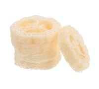 ERINGOGO 5pièces Disque à Loofah Naturel Support Exfoliant Pour Accessoires De Nettoyage Pour Salle De Bain