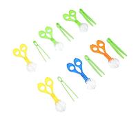 ERINGOGO 6 Ensembles Kit Doutils de Capture Dinsectes pour Garçon Fille Pinces Ciseaux Colorées Plastique Sécurisé Jeu Extérieur Éducatif pour Garçons et Filles Bleu Orange