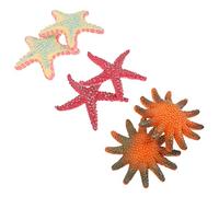 ERINGOGO 6 Pièces Figurines Animaux Marins Réalistes Étoile de Mer Jouets Éducatifs Garçon Fille Modèles Décoratifs
