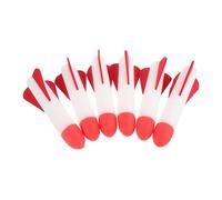 ERINGOGO 6 Pièces Fusée Mousse avec Lanceur à Pied pour Garçon Fille Extérieur Sécurisé et Portable Fusées Mousse Douce pour Garçons et Filles Activité Ludique et Interactive Plein Air