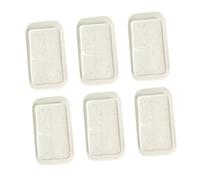 ERINGOGO 6 pièces Gel Pads Transparente pour Fitness Gear Faible Irritation Haute Conductivité et Adhérence pour Exercices Abdominaux
