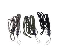 ERINGOGO 6 pièces Lanière Paracorde Multifonctionnelle Résistante et Étanche Cordon Tour de Cou Ajustable avec Métallique pour Badge Téléphone Appareil Photo Accessoire Outdoor Vert et