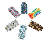 ERINGOGO 6 pièces Manchons Isolants pour Canettes Housses Réutilisables pour Boissons Refroidisseur de et Soda Design Mixte Pratique et