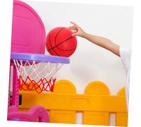 ERINGOGO 6 pièces Mini Basketballs for Indoor Hoop Set Small Sport Balls with Pump Bright Colors for Boys and Physical Activity