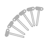 ERINGOGO 6 pièces Presse-tube Dentifrice Métal Polyvalent pour Tubes de Dentifrice Colle et Cosmétiques Outil pour Extraire et Économiser Produit Design Simple et Hygiénique Adapté à Tous