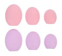 ERINGOGO 6 pièces Silicone Makeup Brush Covers Set Flexible Protector Sleeves For Various Brush