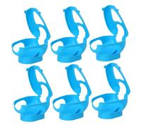 ERINGOGO 6 Pièces Support de Fixation pour Pigeons Bleu Résistant Réutilisable pour Injection et Alimentation Cadre Stable Antidérapant pour Soins et Observation des Oiseaux