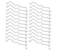 ERINGOGO 60 Pièces Clips de Fixation pour Crochet Panneau Perforé Fixeurs Robustes pour Rangement Mural Garage et Atelier Accessoires Panneau Perforé pour Organisation Polyvalente