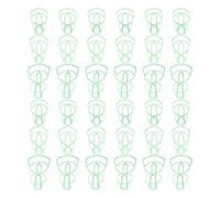 ERINGOGO 60 Pièces Filet pour Bouteille de Perfusion en Plastique Filet en Plastique pour Bouteille de Solution Saline 100/250/500ml Vert Usage à L'hôpital pour Infirmiers et Personnel