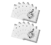 ERINGOGO 60 pièces Serviettes Jetables Note de Musique Papier Absorbant pour Cocktail Anniversaire et Fête à Thème Musicale Décoration Table Élégante