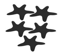 ERINGOGO 6pièces Autocollants Antidérapants Étoile Pour Et Décorations De Salle De Bain Sécurisées Pour Garçon Fille Prévention Des Glissades Et Chutes Sur Sol Humide Dimensions