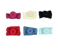 ERINGOGO 6pièces Bandeaux Pour Garçon Fille Avec Nœuds Turbans Pour Nouveaux- Accessoires De Cheveux Pour Et