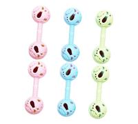 ERINGOGO 6pièces Éducatif Pour Bébés De Main Crank Sécurisé Stimule Audition Coordination Couleurs Aléatoires