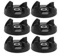 ERINGOGO 6pièces Engrenages de Base Silicone pour Coupleur de Mixeur de Rechange Compatibles avec Extracteurs de Jus et Mixeurs Lot de Accessoires pour Entretien de Blender