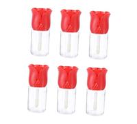 ERINGOGO 6pièces Tubes à Gloss à Lèvres Contenants Vides Pour à Lèvres Et Huile à Flacons De Maquillage Élégants Pour Et Échantillons Cosmétiques