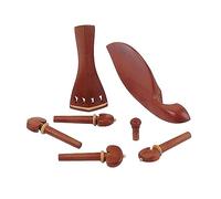 ERINGOGO 7 pièces Set de Accessoires pour Violon Bois de Jujubier Mentonnière Chevalet Cordes et Plus Élégant et Durable pour Parfait