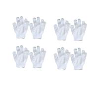 ERINGOGO 8 pièces Gants de Bain Garçon Fille Mitaines Exfoliantes à Doigts Serviettes de Bain Colorées Doux et Durable Nettoyage par Friction