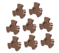 ERINGOGO 8 pièces Lot de Coupleurs Plastique pour Plateau Tournant Micro-ondes Support et Arbre de Remplacement Accessoires Durables pour Four Micro-ondes