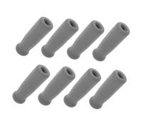 ERINGOGO 8 Pièces Manchons Poignées Mousse Antidérapante pour Canne Rechange Confortable pour Poignées de Béquilles et Bâtons de Marche Adapté Aux Seniors Gris