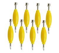ERINGOGO 8 pièces Tournevis de Précision pour Outil Métallique Compact à Double Embout Mini Tournevis Réversible pour Réparation de Petits Vis de Finger Skateboard
