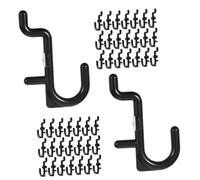 ERINGOGO 80 pièces Crochets pour Panneaux Perforés Crochets Utilitaires Résistants et Compacts Supports de Rangement Polyvalents pour Garage et Maison Accessoires Pratiques pour Organiser