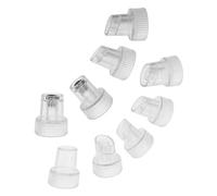 ERINGOGO 9 Pièces petite pointe de bulle Attachement à l'aspirateur des pores pointe de bulle d'oxygène hydroélectrique Conseils la machine de nettoyage visage Plastique Transparent