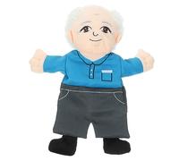 ERINGOGO à Main Réaliste Père Peluche pour Histoires et Jeux Interactifs Éducatif Forme de Personnage Cartoon pour Garçon Fille et Adultes