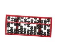 ERINGOGO Abacus Bois Chinois Colonnes Perles pour Garçon Fille Calcul Pratique Éducatif Arithmétique Portable Bois et Métal Coordination Main Œil Usage Scolaire et Bureau
