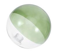 ERINGOGO Abat-jour en Verre Rond G9 12 Cm Diamètre 120 Mm Demi-vert, Diffuseur Transparent pour Ampoule 2-2,2 Cm, Remplacement pour Lustres, Suspensions et Appliques Murales, Lampe