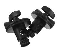 ERINGOGO Adaptateur de Support de Microphone Pince 15 MM à 20 MM Lot de 2 Clips Rotatifs 360° Fixation pour Pied de Micro Studio Karaoké et Streaming