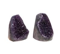 ERINGOGO Amas de Cristaux Naturels en Améthyste Pourpre, Fragment D'améthyste Naturelle, Décoration de Bureau et Pot de Fleurs, Facile à Nettoyer, Douce et Salée