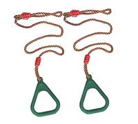 ERINGOGO Anneaux de Gymnastique pour Garçon Fille Support Sécurisé Équipement Entraînement Intérieur pour Fitness et Renforcement Musculaire