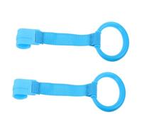 ERINGOGO Anneaux De Traction Pour Lit Bébé Et Berceau, Outils D'aide à La Marche Pour Garçon Et Filles, Lot De 2 Pièces Bleu, Support Éducatif Solide Pour Développement Moteur à Domicile Voyage