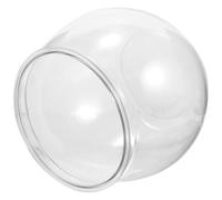 ERINGOGO Aquarium Plastique Transparent Rond Anti-Chute, Petit Bocal à Poissons Rouges Léger, 1,5 L, pour Maison et Bureau, Boîte D’élevage Solide et Décorative