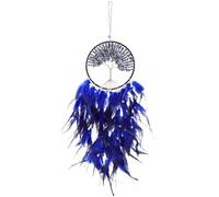 ERINGOGO Attrape-Rêves Suspendu Arbre de Vie Plumage Naturelles Décoration Bohème Murale pour Chambre et Balcon Capteur de Rêves Artisanal Léger et Élégant pour Intérieur et Extérieur