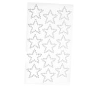 ERINGOGO Autocollants Gemmes Visage Auto-adhésifs Strass Résistants 6.1 x 3.7 Pouces Bijoux Corps Polyvalents Pour Fêtes Et Coques De Téléphone