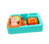 ERINGOGO Bain pour Perroquet avec Jouets Bassin de Bain Multifonctionnel Vert Piscine Portable Anti-basculement pour Calopsittes et Perruches Nettoyage Naturel et Rafraîchissement des