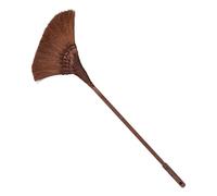 ERINGOGO Balai à Manche Long en Bois de 90 X 30 Cm, Balayeuse de Sol en Peau de Palmier Épaisse Antistatique, Balai Souple D'intérieur et D'extérieur pour Ménage et Jardin, Outil