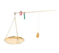 ERINGOGO Balance Chinoise Portable Mini Balance Manuelle pour Médecine Traditionnelle Pesée Précise pour et Cuisine Design Vintage Compact et