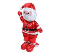 ERINGOGO Ballon Père Noël Géant Film Aluminium Décoration de Noël Debout Ballon Modèle Santa Claus pour et Décorations Festives