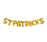 ERINGOGO Ballons en Aluminium Saint-patrick 16 Pouces Forme Trèfle à Quatre Feuilles Or Décoration Fête Bar Accessoires Photo