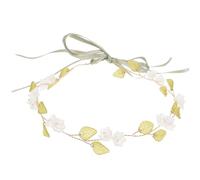 ERINGOGO Bandeau de Fleurs Muguet pour Femmes Couronne de Feuilles Naturelles Accessoire Cheveux Mariage et Cérémonie Décoration de Fleur Fraîche et Légère pour Photos et Fêtes
