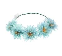 ERINGOGO Bandeau Lumineux LED à Fleurs Délicates pour Fête Hawaïenne Accessoire Cheveux Lumineux Décoratif pour Carnaval et Costume