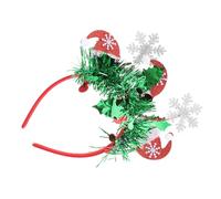 ERINGOGO Bandeau Noël à Rayures Colorées Taille Unique Léger Confortable Femmes Filles Fête Nouvel An 2025 Accessoire Décoration Cheveux