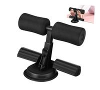 ERINGOGO Barre de Maintien Réglable pour Sit Up avec Ventouses Équipement Portable pour Abdominaux Assistant Fitness Compact et Confortable pour Entraînement à