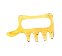 ERINGOGO Bâton De Massage En Cire D’abeille Unique, Outil Professionnel De Grattage Et Gua Sha Visage, Usage Domestique Pour Stimulation Acupuncture Et Soins Bien-être, Couleur Ambre